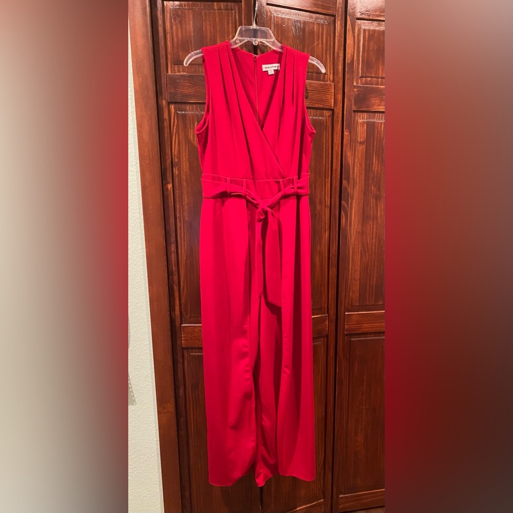 Red Holiday Jumpsuit